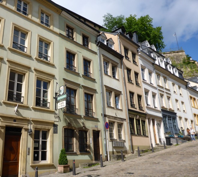 Houses in Grund in Luxembourg