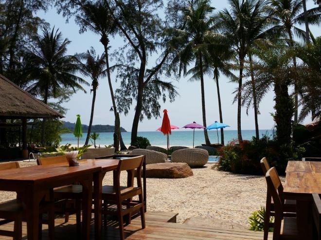 Lunch view at Tinkerbell at Koh Kood