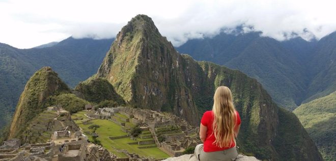 Looking out on Machu Picchu, Peru